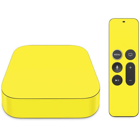 Yellow Solid Apple TV Skin